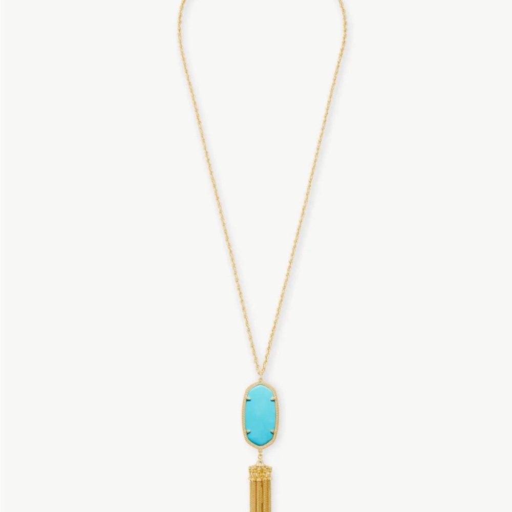 Kendra Scott Rayne Gold Long Pendant Necklace